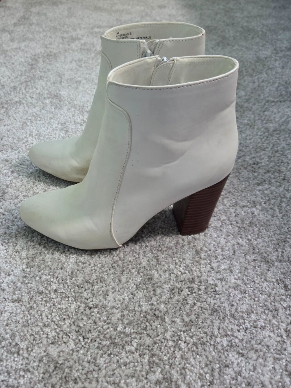 Mia White Boots